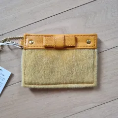 日本からの輸入 송치風 リボンポイント カードウォレット