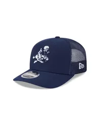 ニューエラ メンズ アクセサリー 帽子 New Era Mens Navy Dallas Cowboys 9SEVENTY Stretch Snap Trucker Hat Navy ネイビー