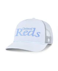 47 ブランド メンズ アクセサリー 帽子 47 Brand Mens Light Blue Cincinnati Reds Foundation Script Hitch Adjustable Trucker Hat Light Blue ブルー