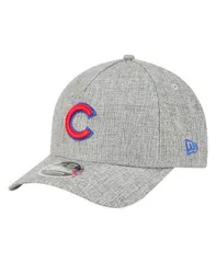 ニューエラ メンズ アクセサリー 帽子 コットン New Era Mens Gray Chicago Cubs Cotton Weave MCrown AFrame 9FORTY Adjustable Hat Gray グレー