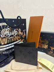 ルイヴィトン モノグラム 二つ折り財布 グレー