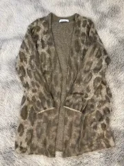 ヒョウ柄レオパード カーディガン
