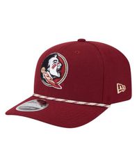뉴엘라 남성 액세서리 모자 New Era Mens Garnet Florida State Seminoles Game Day MultiRope 9SEVENTY StretchS