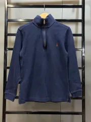 (約85) ポロ ラルフローレン ハーフジップ ネイビー 3 5