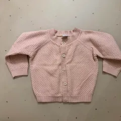 プチバトー petit bateau 厚手カーディガン 18m ピンク