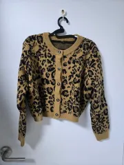 レオパードカーディガンM 未使用