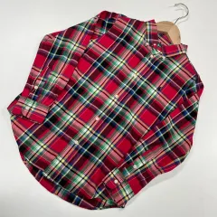 7t 130 ラルフローレン Polo Kids(ポロキッズ) CHECK シャツ