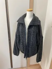 ルーズフィット ニットカーディガン オーバーサイズ