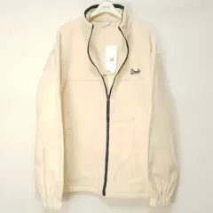 ハンズインポケットXトイストーリー コラボ クリーム フリース ジップアップ ジャケット
