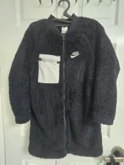 ナイキ フリース ロング アウター ブラック M