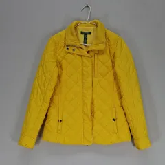 AI 95% ラルフローレン レディース90 キルティングアウター 春 秋 イエロー 64528