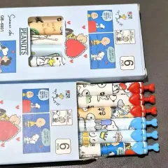 *SNOOPY* キャラクター ボールペン 6pcs 1set