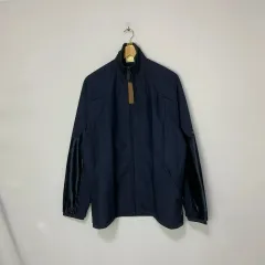 アディダス ウィンドブレーカー ネイビー ジップアップ ヴィンテージ ユニセックス M