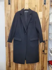 Theory luxe ブラック ウールコート