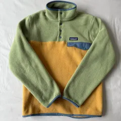 16FW パタゴニア Classic Synchilla スナップ-T フリース プルオーバー ライトグリーン