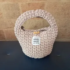 ハンドメイド かぎ針編み バッグ