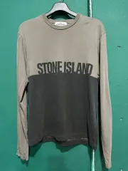 ストーンアイランド ツートン ロングスリーブ Tシャツ100