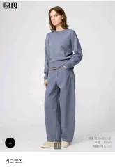 (ブラック)UNIQLO U カーブパンツ 24
