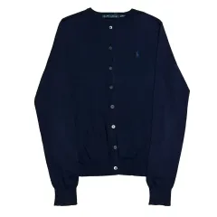 M POLO RALPH LAUREN レディース ネイビー カーディガン