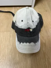 PEACEMINUSONE 3周年 デニム BLEACH（ブリーチ） ベースボールキャップ ブラック