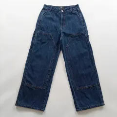 MUSINSA デニム ズボン サイズ26 ストレート ダブルニー アメカジ レディース デニム A8208