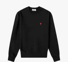 正規品) アミ スモール ハート ブラック スウェット L 新品