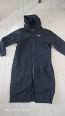 正規品) NIKE レディース ロング 裏起毛パーカー ジップアップ M