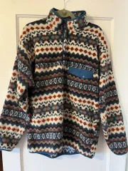 11FW patagonia パタゴニア Synchilla（シンチラ） スナップ-T フェアアイル/ブルー メキシコ
