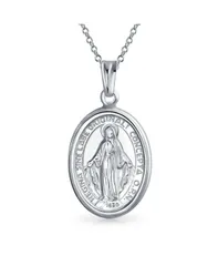 ブリング メンズ アクセサリー ネックレス・チョーカー・ペンダントトップ レース Bling Jewelry Christian Our Lady Of Guadalupe of Catholic Religious Oval Medal Virgin Mar
