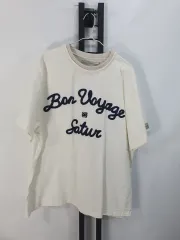 セター半袖Tシャツ BONVOYAGE アイボリー 白