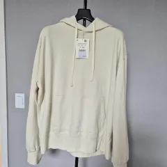 新品 ZARA ザラ L 105 オーバーサイズ フーディー フード付きTシャツ M-長袖-520