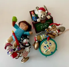 1990年代/ヴィンテージ クリスマス クマ ドール オーナメント