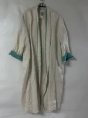 メゾンドマギン CHECK リネン ローブ ガウン アウター