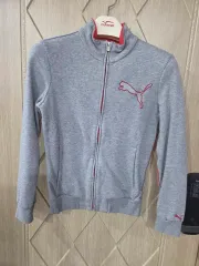 プーマ グレー ジップアップ ジャケット