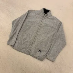 ヘリーハンセン グレー フリース ジップアップ ジャケット