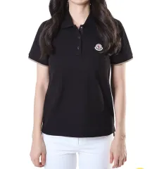 MONCLER モンクレール レディース ロゴ ワッペン ポロシャツ PK (M)