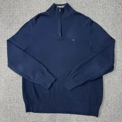 トミーヒルフィガー ハーフジップアップ ニット