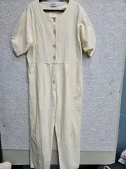 HAY パフスリーブ コットン オールインワン 55 66