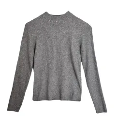 INGNI ライト グレー ニット M レーヨン ブレンド