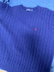 ポロ ネイビー ニット L (1回着用) 11/9まで出品