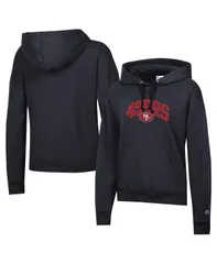 チャンピオン レディース アウター パーカー・スウェット Champion Womens Black San Francisco 49ers Powerblend Hoodie Black ブラック