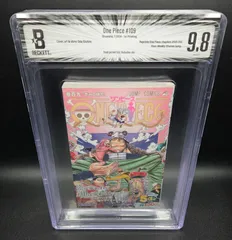 BGS 9.8 ワンピース ONE PIECE 109巻 Vol.109 初版 1st Printing Beckett Graded マンガ Manga Book Comics 鑑定済 漫画 JUMP 週刊少年ジャンプ 尾田栄一郎 Oda 帯付き Obi