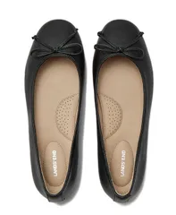 ランズエンド レディース シューズ パンプス レザー Lands End Womens Essentialeather Ballet Flats Black ブラックのサムネイル