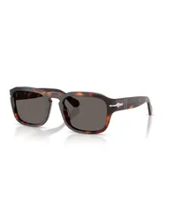 ペルソル レディース アクセサリー サングラス・アイウェア Persol Unisex Rectangle Sunglasses PO3386S Havanaのサムネイル