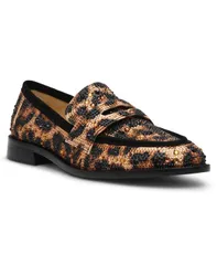ベッツィジョンソン レディース シューズ パンプス ローファー Betsey Johnson Womens Canne Loafers Nu Leopard アニマル