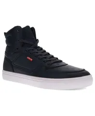リーバイス メンズ シューズ スニーカー Levis Mens Liam HighTop RoundToe Sneakers Navy ネイビーのサムネイル