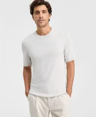 アルファニ メンズ アウター ニット・セーター Tシャツ 半袖 Alfani MenshortSleeve Seamlessweater TShirt Bleached Oakのサムネイル