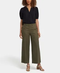 エヌワイディージェイ レディース ボトムス カジュアルパンツ パンツ NYDJ Womens Morgan Trouser Pull On Pants Bay Leaf
