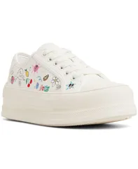 アルド レディース シューズ スニーカー ALDO Womens Rayes LowTop Sneakers White Multi ホワイトのサムネイル