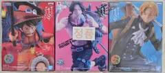 未開封 BANPRESTO ONE PIECE マニア プロデュース モンキー・D・ルフィ(ルフィ)+エース+サボ 3種 フルセット